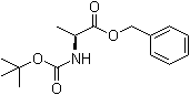 structure of CAS# 51814-54-1, tert-Butoxycarbonyl-L-alanine benzyl ester