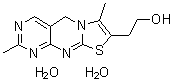 CAS # 51827-51-1, 2,7-Dimethyl-5H-pyrimido[4,5-d]thiazolo[3,2-a]pyrimidine-8-ethanol dihydrate