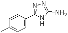 structure of CAS# 51884-11-8, 5-(4-甲基苯基)-4H-1,2,4-三唑-3-胺