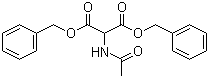 CAS # 51887-51-5, Dibenzyl acetylaminomalonate, Acetamidomalonic acid dibenzyl ester, Dibenzyl acetamidomalonate, 2-(Acetylamino)propanedioic acid 1,3-bis(phenylmethyl) ester