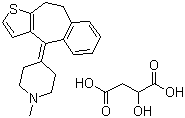 structure of CAS# 5189-11-7, 苯噻啶苹果酸盐