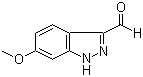 structure of CAS# 518987-37-6, 6-Methoxy-1H-indazole-3-carboxaldehyde