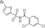 structure of CAS# 519055-62-0, Tasisulam