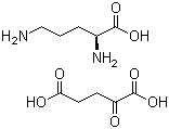 structure of CAS# 5191-97-9, L-Ornithine 2-oxoglutarate