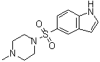 5-[(4-Methyl-1-piperazinyl)sulfonyl]-1H-indole molecular structure (CAS 519148-72-2)