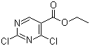 structure of CAS# 51940-64-8, 2,4-二氯-5-嘧啶甲酸乙酯