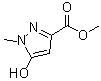 structure of CAS# 51985-95-6, 5-Hydroxy-1-methyl-1H-pyrazole-3-carboxylic acid methyl ester