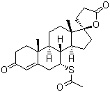 Spironolactone molecular structure (CAS 52-01-7)