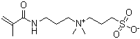 3-(Methacryloylamino)propyldimethyl(3-sulfopropyl)ammonium inner salt molecular structure (CAS 5205-95-8)