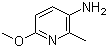 structure of CAS# 52090-56-9, 3-Amino-6-methoxy-2-picoline
