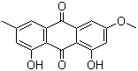 CAS 登录号：521-61-9, 大黄素甲醚, 1,8-二羟基-3-甲氧基-6-甲基蒽醌