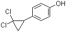 structure of CAS# 52179-26-7, 4-(2,2-二氯环丙基)苯酚