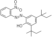 CAS # 52184-19-7, 2,4-Bis(tert-pentyl)-6-[(2-nitrophenyl)azo]phenol, 6-[(2-Nitrophenyl)azo]-2,4-di-tert-pentylphenol