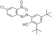 4,6-Di(tert-butyl)-2-[(4-chloro-2-nitrophenyl)azo]phenol molecular structure (CAS 52184-29-9)