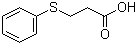 structure of CAS# 5219-65-8, 3-(Phenylsulfanyl)propanoic acid