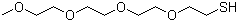 2,5,8,11-Tetraoxatridecane-13-thiol molecular structure (CAS 52190-55-3)