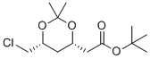 CAS # 521973-99-9, Rosuvastatin Related Compound 6, tert-butyl 2-[(4S,6R)-6-(chloromethyl)-2,2-dimethyl-1,3-dioxan-4-yl]acetate