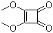 structure of CAS# 5222-73-1, 3,4-Dimethoxy-3-cyclobutene-1,2-dione