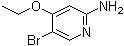 structure of CAS# 52311-21-4, 2-Amino-5-bromo-4-ethoxypyridine