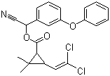 structure of CAS# 52315-07-8, beta-氯氰菊酯