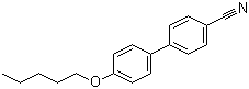 CAS # 52364-71-3, 4-Pentyloxy-[1,1'-biphenyl]-4'-carbonitrile, 4'-(Pentyloxy)-4-biphenylcarbonitrile, 4-Cyano-4'-pentyloxybiphenyl
