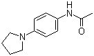 structure of CAS# 52373-51-0, N-[4-(吡咯烷-1-基)苯基]乙酰胺