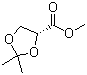 structure of CAS# 52373-72-5, (R)-2,2-二甲基-[1,3]二氧戊环-4-羧酸甲酯