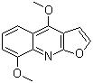 CAS # 524-15-2, Fagarine, 8-Methoxydictamnine, gamma-Fagarine