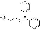 2-氨基乙基二苯基硼酸酯分子结构 (CAS 524-95-8)