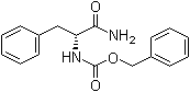 structure of CAS# 5241-56-5, N-苄氧羰基-D-苯丙氨酰胺