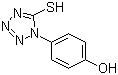 structure of CAS# 52431-78-4, 1-(4-羟基苯基)-5-巯基-四氮唑