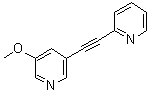 structure of CAS# 524924-76-3, 3-甲氧基-5-(2-吡啶基乙炔基)吡啶