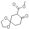 structure of CAS# 52506-21-5, 8-氧代-1,4-二氧杂螺[4.5]癸烷-7-羧酸甲酯