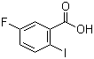 5-Fluoro-2-iodobenzoic acid molecular structure (CAS 52548-63-7)