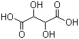 D(-)-Tartaric acid molecular structure (CAS 526-83-0)
