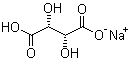 CAS # 526-94-3, Sodium hydrogen tartrate, Monobasic sodium tartrate, Monosodium L-(+)-tartrate, Monosodium tartrate, Sodium acid tartrate, Sodium bitartrate
