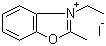 3-Ethyl-2-methylbenzoxazolium iodide molecular structure (CAS 5260-37-7)