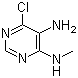 CAS # 52602-68-3, 4-(Methylamino)-5-amino-6-chloropyrimidine, 4-Chloro-5-amino-6-(methylamino)pyrimidine, 5-Amino-6-chloro-4-(methylamino)pyrimidine