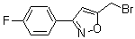 CAS # 5262-25-9, 5-Bromomethyl-3-(4-fluorophenyl)isoxazole