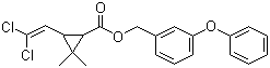 structure of CAS# 52645-53-1, 氯菊酯