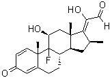 CAS # 52647-06-0, (11beta,16beta,17Z)-9-Fluoro-11,20-dihydroxy-16-methyl-3-oxopregna-1,4,17(20)-trien-21-al, Betamethasone-(Z)-enolaldehyde