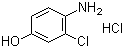 CAS # 52671-64-4, 4-Amino-3-chlorophenol hydrochloride, 2-Chloro-4-hydroxyaniline hydrochloride