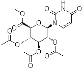 CAS 登录号：52678-29-2, 1-脱氧-1-(3,4-二氢-2,4-二氧代-1(2H)-嘧啶基)-beta-D-吡喃葡萄糖醛酸甲酯 2,3,4-三乙酸酯