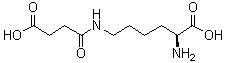 CAS 登录号：52685-16-2, N6-(3-羧基-1-氧代丙基)-L-赖氨酸