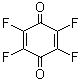 structure of CAS# 527-21-9, 2,3,5,6-四氟-1,4-苯醌