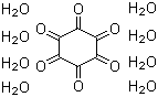 Hexaketocyclohexane octahydrate molecular structure (CAS 527-31-1)
