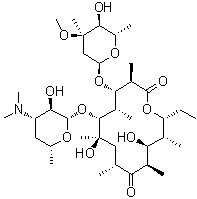 structure of CAS# 527-75-3, Berythromycin