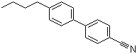 structure of CAS# 52709-83-8, 4'-Butyl-4-biphenylcarbonitrile