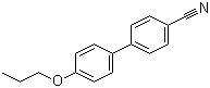 structure of CAS# 52709-86-1, 4-Propoxy-[1,1'-biphenyl]-4'-carbonitrile