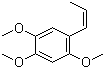 CAS # 5273-86-9, (Z)-1,2,4-Trimethoxy-5-propenylbenzene, (Z)-Asarone, cis-Asarone, cis-Isoasarone